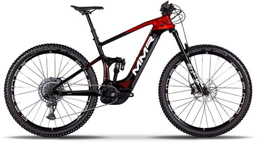 Celoodpružené elektrokolo MMR X-BOLT 140 10 - Black N Chrome Red - vel.S / 23/2024