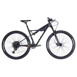 Celoodpružené kolo SILVERBACK CF - SRAM NX 12s, vel.M - Matt Black / Golden