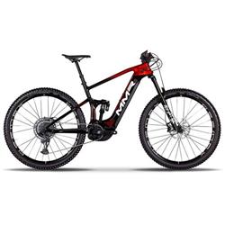 Celoodpružený elektrobicykel MMR X-BOLT 140 10 - Black N Chrome Red - veľkosť M / 24/2025