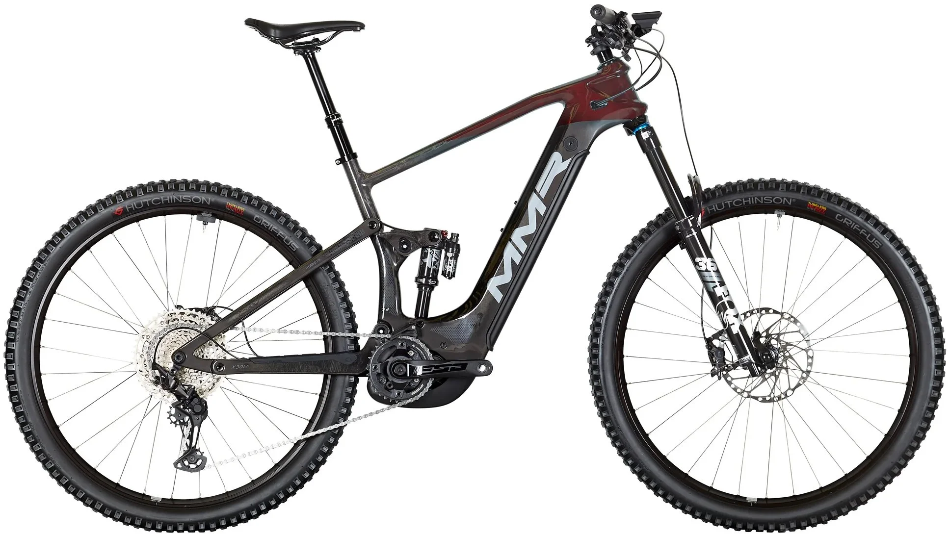 Celoodpružený elektrobicykel MMR X-BOLT 140 30 - Liquid Red N Black - veľkosť M / 2024
