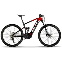 Celoodpružený elektrobicykel MMR X-BOLT 140 90 - Black N Red - veľkosť L / 23/2024
