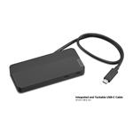 Cestovná dokovacia stanica Lenovo USB-C s duálnym displejom + 100W adaptér (EÚ)