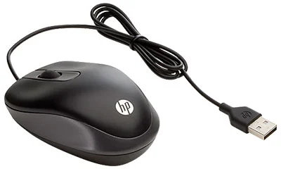 Cestovná drôtová myš HP