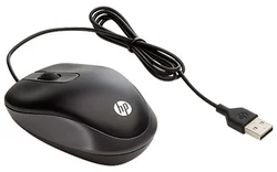 Cestovná drôtová myš HP