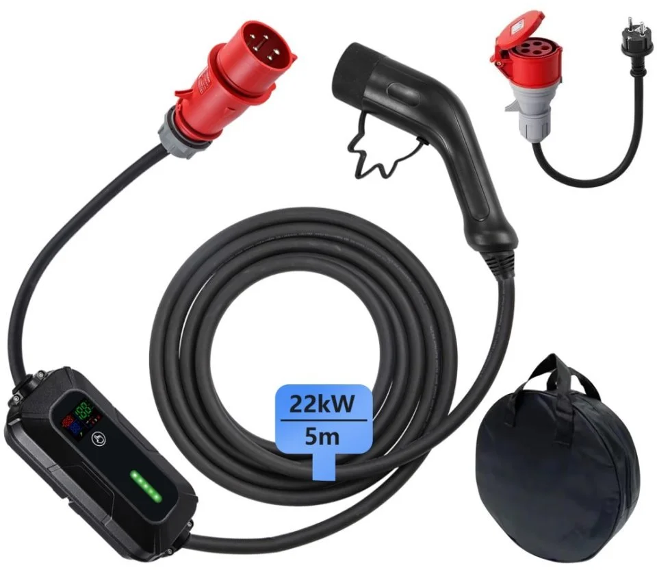 Cestovná nabíjacia stanica IMMAX pre EV/PHEV AC typ 2, 22 kW