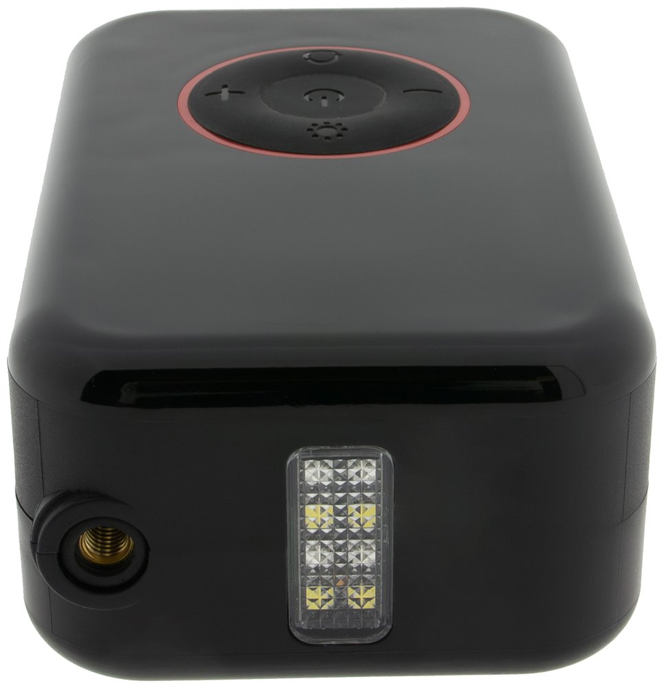 Cestovný mini kompresor a powerbanka PATONA s kapacitou 4000 mAh