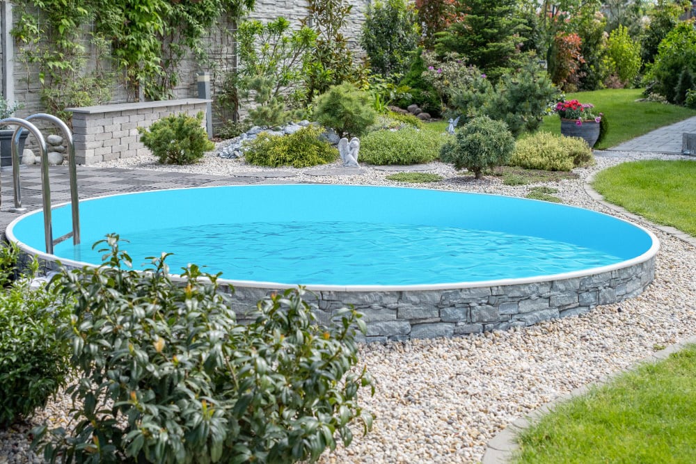 CF Bazénová fólie Blue pro bazén O 3,6 m x 1,2 m
