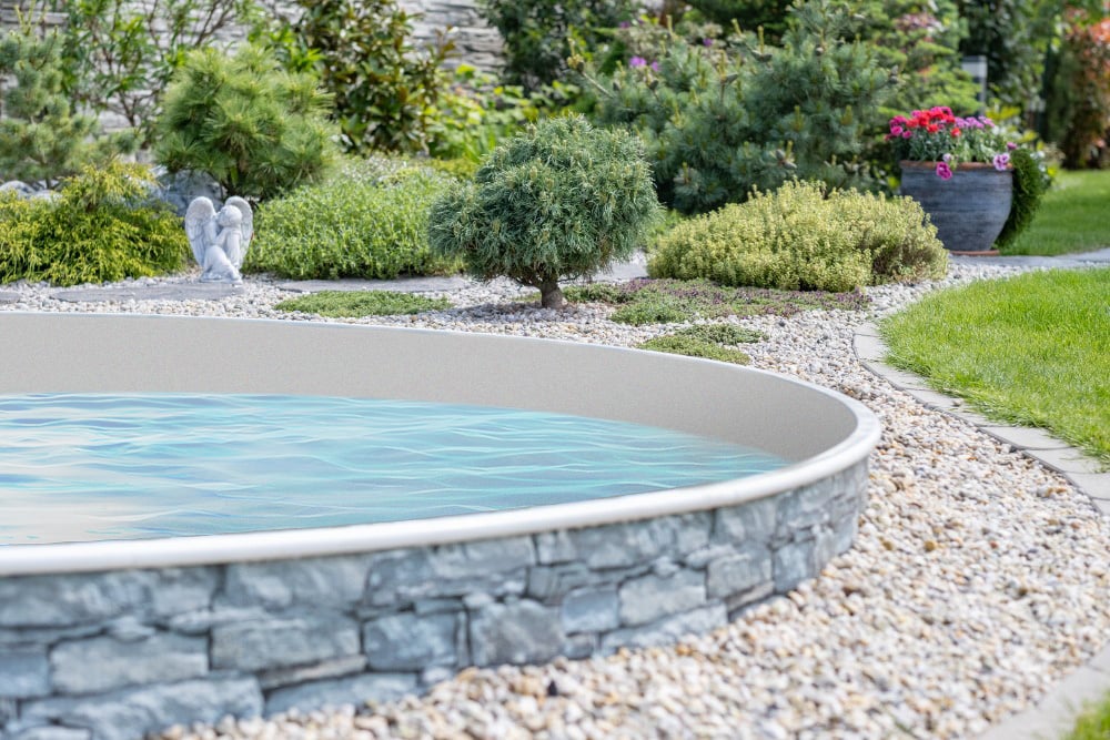 CF Bazénová fólie Grey pro bazén O 3,6 m x 0,92 m