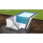 CF Bazénový set CF Block 7 x 3,5 x 1,5 m