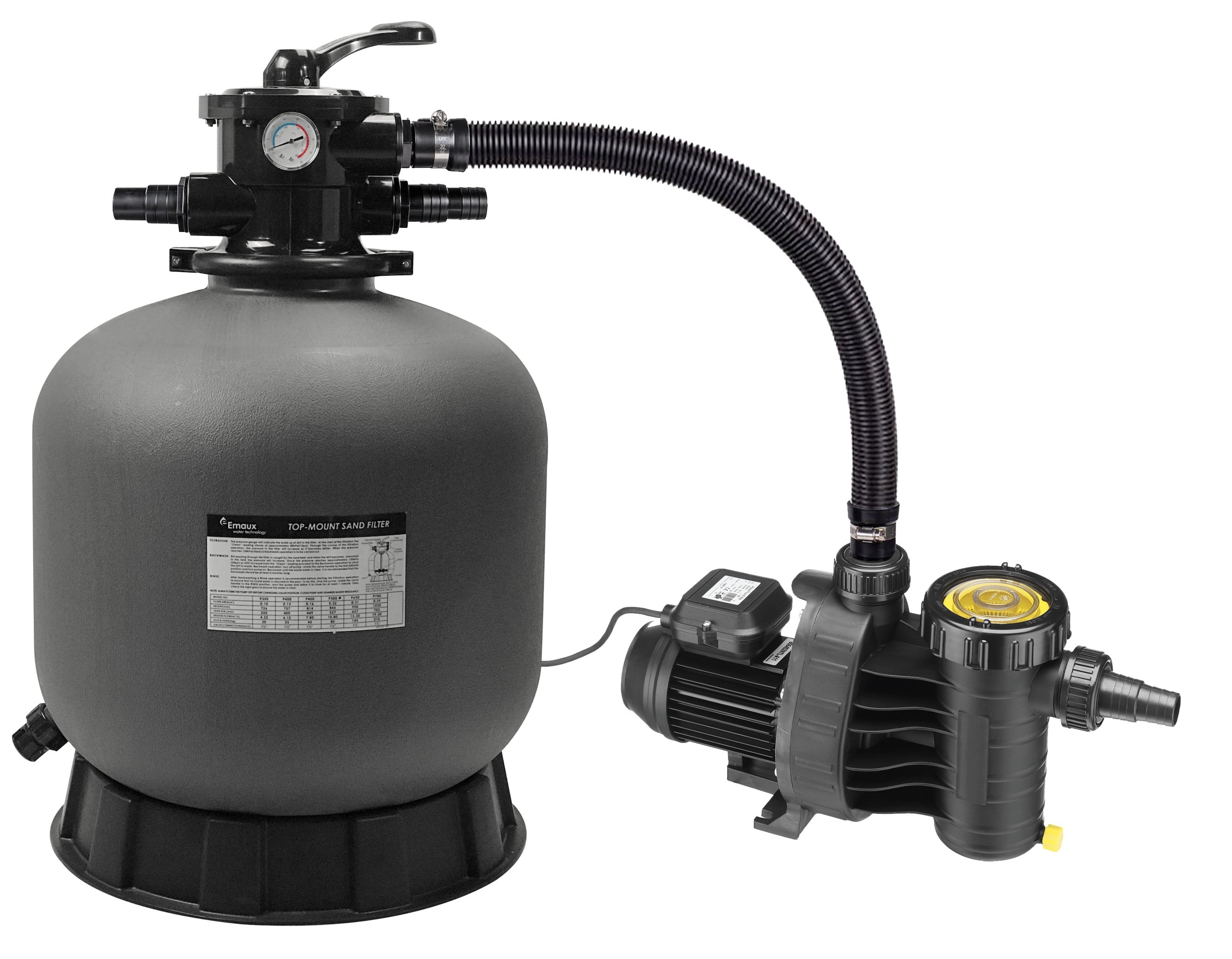 CF Piesková filtrácia pre zapustené bazény EMS 85