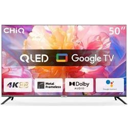 CHiQ U50QM8E TV 50", UHD, QLED, smart, Google TV, dbx-tv, Dolby Audio, Frameless