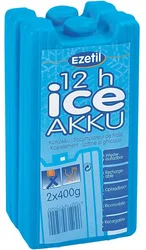 Chladící náplně do termotašek Ezetil 2 x 400 g, 2 ks