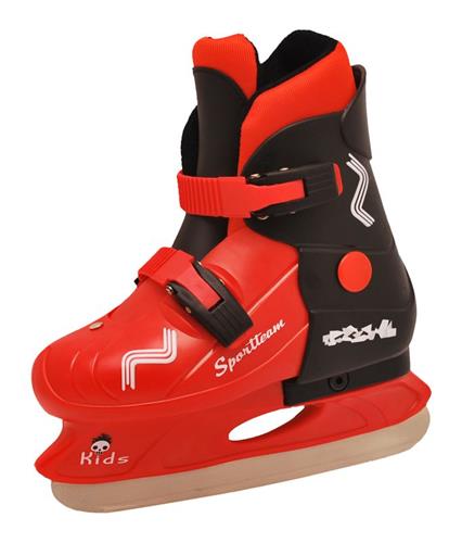 Chlapecké zimní brusle SPORTEAM KIDS, vel.M(33-36), černo-červené