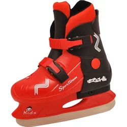 Chlapecké zimní brusle SPORTEAM KIDS, vel.M(33-36), černo-červené