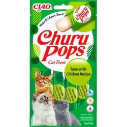 Churu Cat Pops Tuniak s kuracím mäsom 4x15g