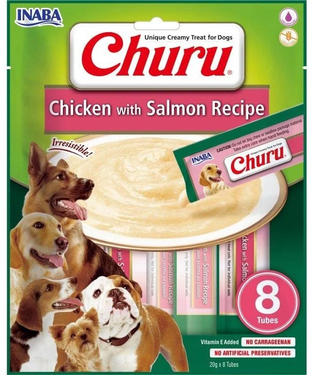 Churu Dog Chicken with Salmon 8x20g