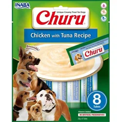 Churu Dog Kuracie mäso s tuniakom 8x20g