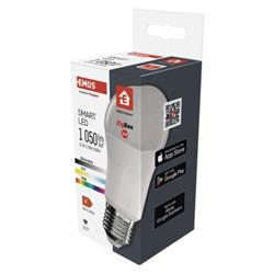 Chytrá LED žárovka GoSmart A60 / E27 / 11 W (75 W) / 1 050 lm / RGB / stmívatelná / Zigbee