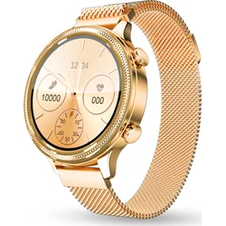 Chytré hodinky Aligator Watch Lady, zlaté
