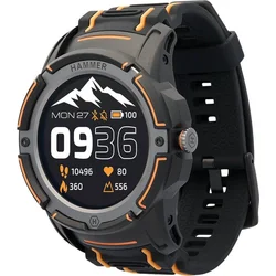 Chytré hodinky Hammer Watch Plus černo-oranžové