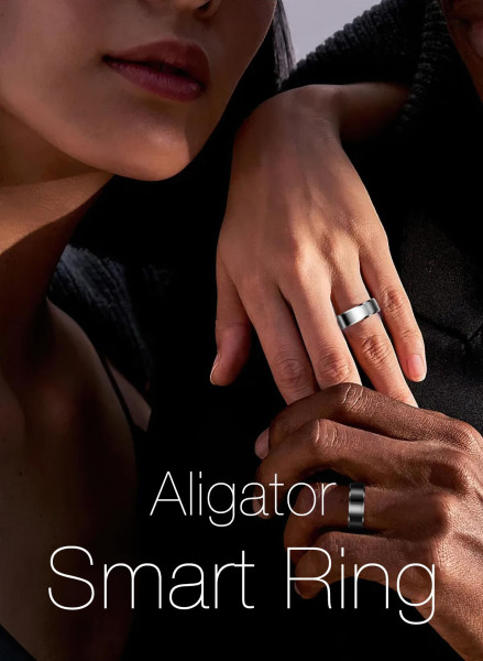 Chytrý prsten ALIGATOR Smart Ring, vel.10,stříbrný