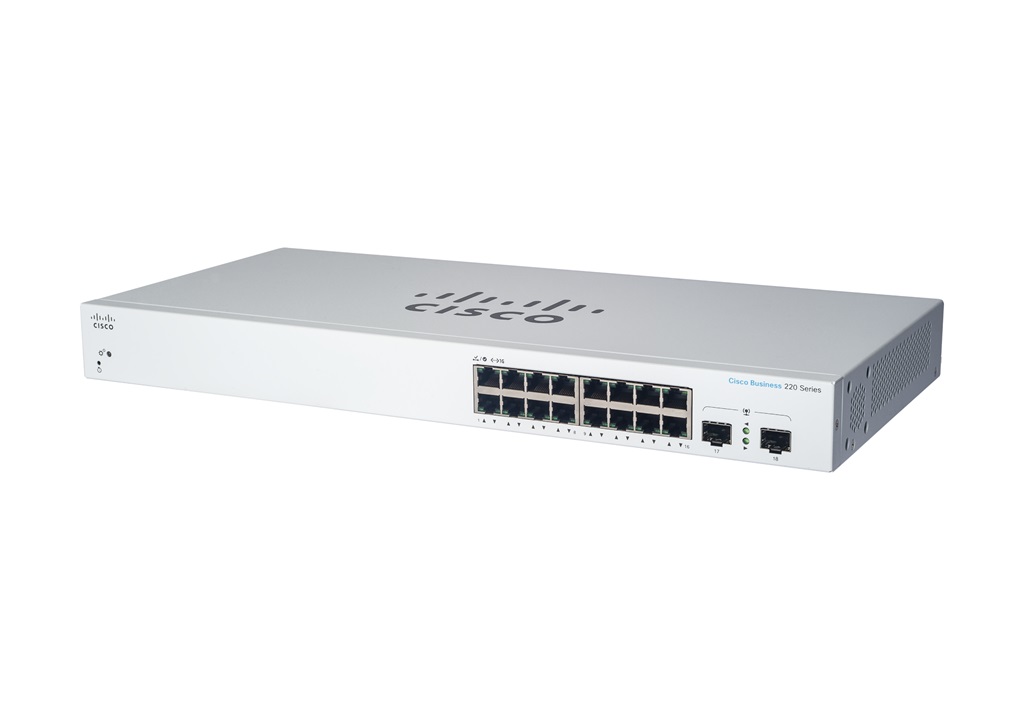 Cisco CBS220-16T-2G-EU, prepínač