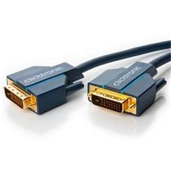 ClickTronic HQ OFC kabel DVI-D(24+1) male <> DVI-D(24+1) male, Dual Link, 15m CLICK70338 - Kabely + redukce