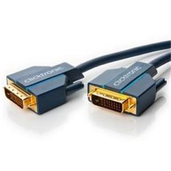 ClickTronic HQ OFC kabel DVI-D(24+1) male <> DVI-D(24+1) male, Dual Link, 15m