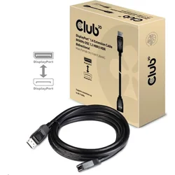 Club3D Kabel prodlužovací DisplayPort 1.4 8K 60Hz DSC 1.2 HBR3 HDR Bidirectional (M/F), 3m CAC-1023 - Kabely + redukce
