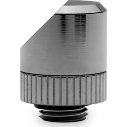 COL EK Water Blocks momentový adaptér 45 stupňů G1/4 palce vnější na G1/4 palce vnitřní - otočný, nikl černý