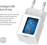 ColorWay 1x USB-C/ sieťová nabíjačka/ GaN/ PD/ PPS/ 35W, biela