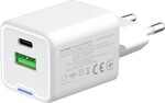 ColorWay 1x USB-C/ sieťová nabíjačka/ GaN/ PD/ PPS/ QC/ 35W, biela