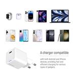 ColorWay 1x USB-C/ síťová nabíječka/ GaN/ PD/ PPS/ 30W, Bílá