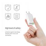 ColorWay 2x USB-C, 1x USB-A/ Sieťová nabíjačka/ GaN/ PD/ PPS/ 65W/ Biela
