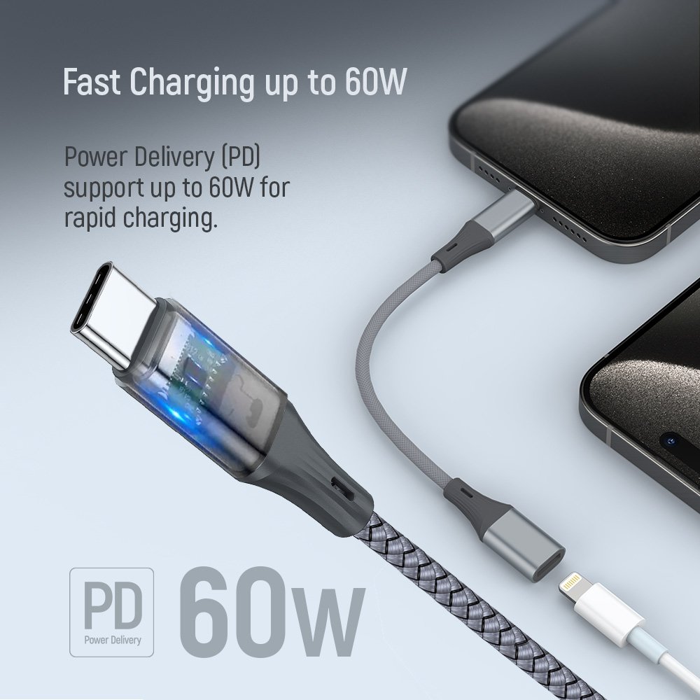ColorWay Adaptér USB-C na Lighting/ 17.5cm