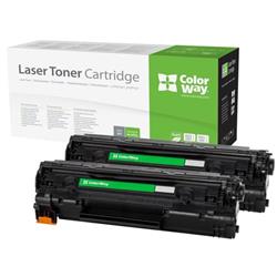 ColorWay kompatibilný toner s Canon CRG-726/ CRG-728/ čierny/ 2x 2 100 strán/ dvojité balenie