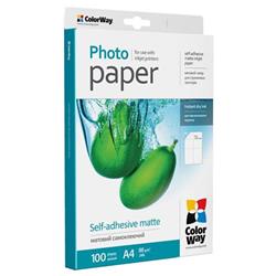 ColorWay samolepiaci matný papier 105 × 148 mm, 100 ks
