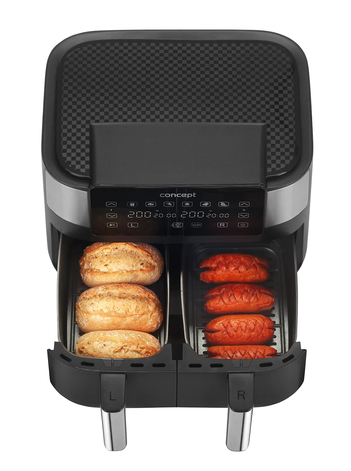 Concept FR8000 Horkovzdušná fritéza DOUBLE 8 l