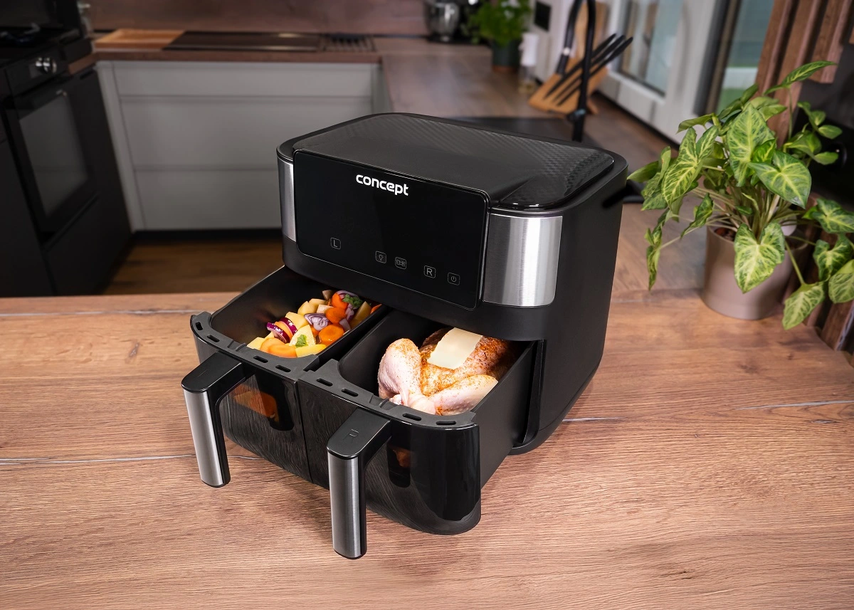 Concept FR8000 Horkovzdušná fritéza DOUBLE 8 l