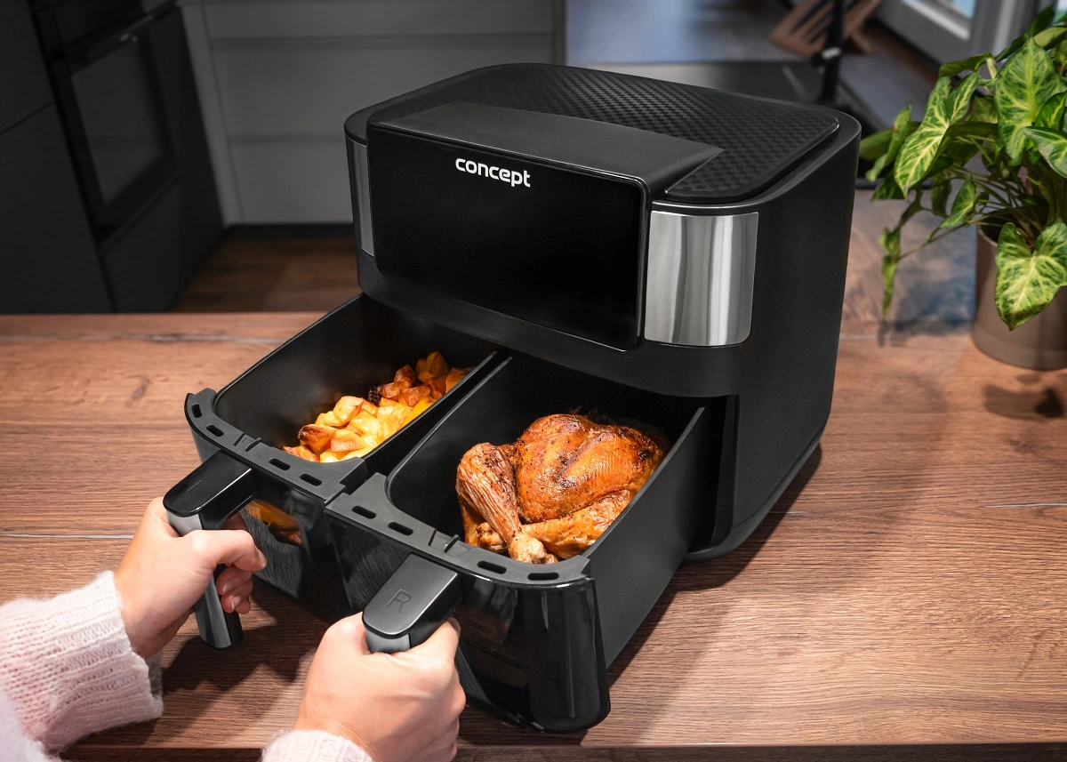 Concept FR8000 Horkovzdušná fritéza DOUBLE 8 l