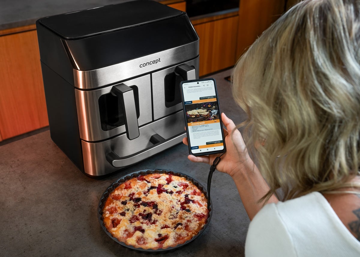 Concept FR9000 Horkovzdušná fritéza PIZZA TRIO 18,5 l