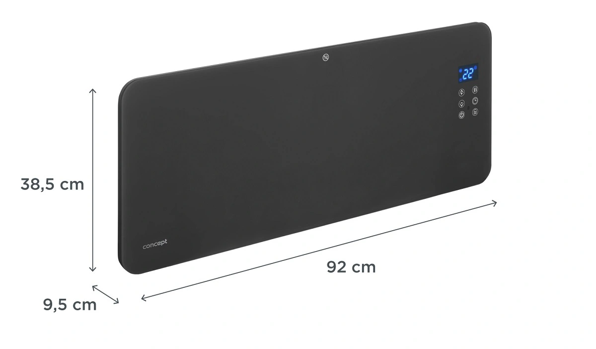 Concept KS4100 Inteligentný sklenený konvektor