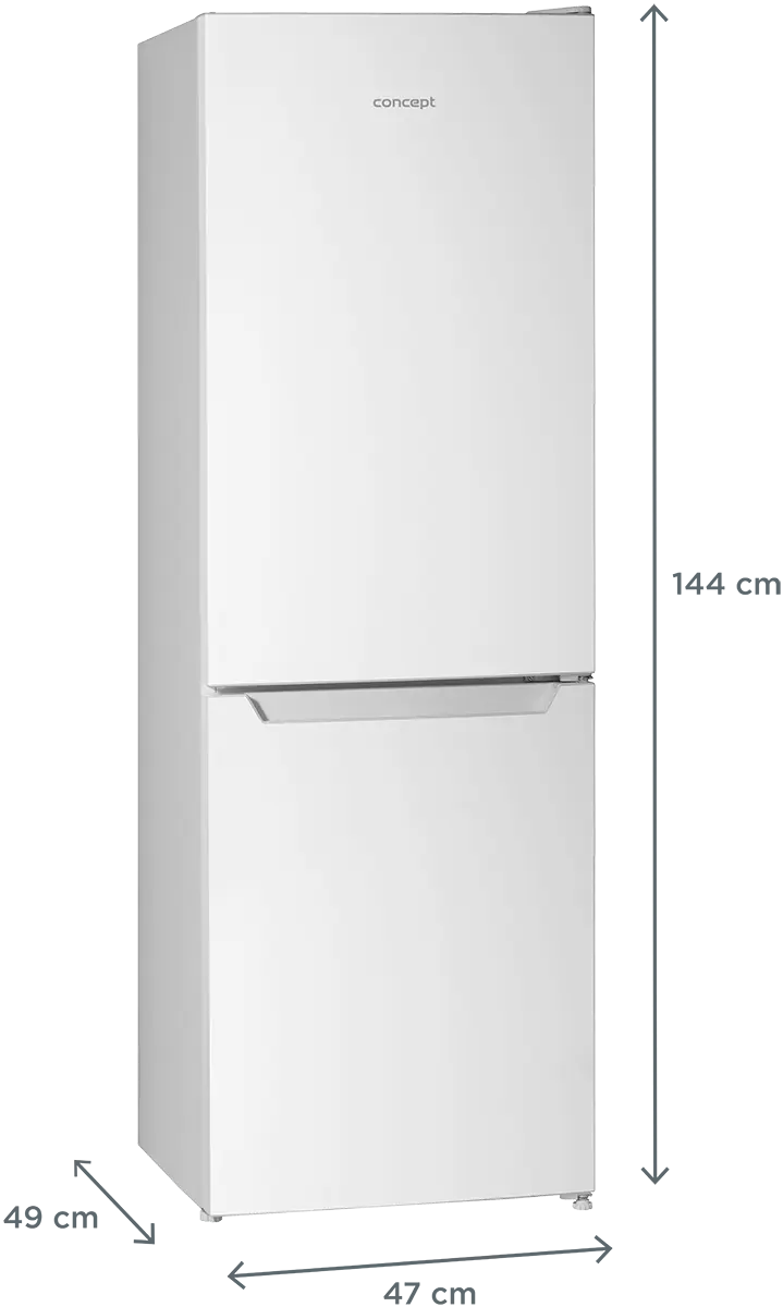 Concept LK2347wh Chladnička s mrazničkou 109/48 l