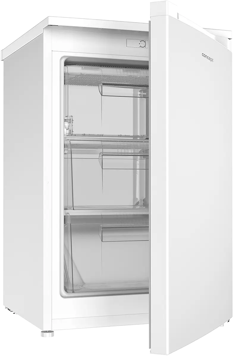 Concept MZ2355wh Šuplíková mraznička 85 l, biela