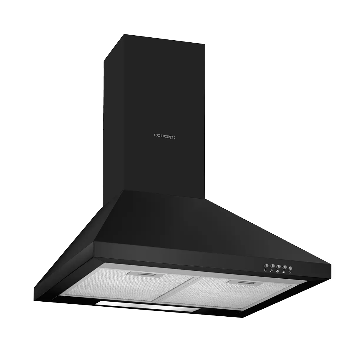Concept OPK3560BC Komínový odsávač pár 60 cm, čierny