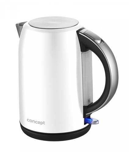 Concept RK3281 Nerezová kanvica 1,7 l, biela