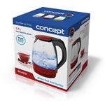 Concept RK4030re rýchlovarná kanvica sklenená, 1,7 l