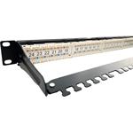 Conexpro 19" UTP patch panel, CAT6, 24 portov, 1U