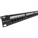 Conexpro 19" UTP patch panel, CAT6A, 24 portov, 1U