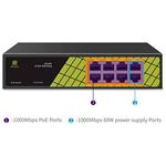 Conexpro GNT-P1008G6, PoE switch, 8x LAN, 8x PoE